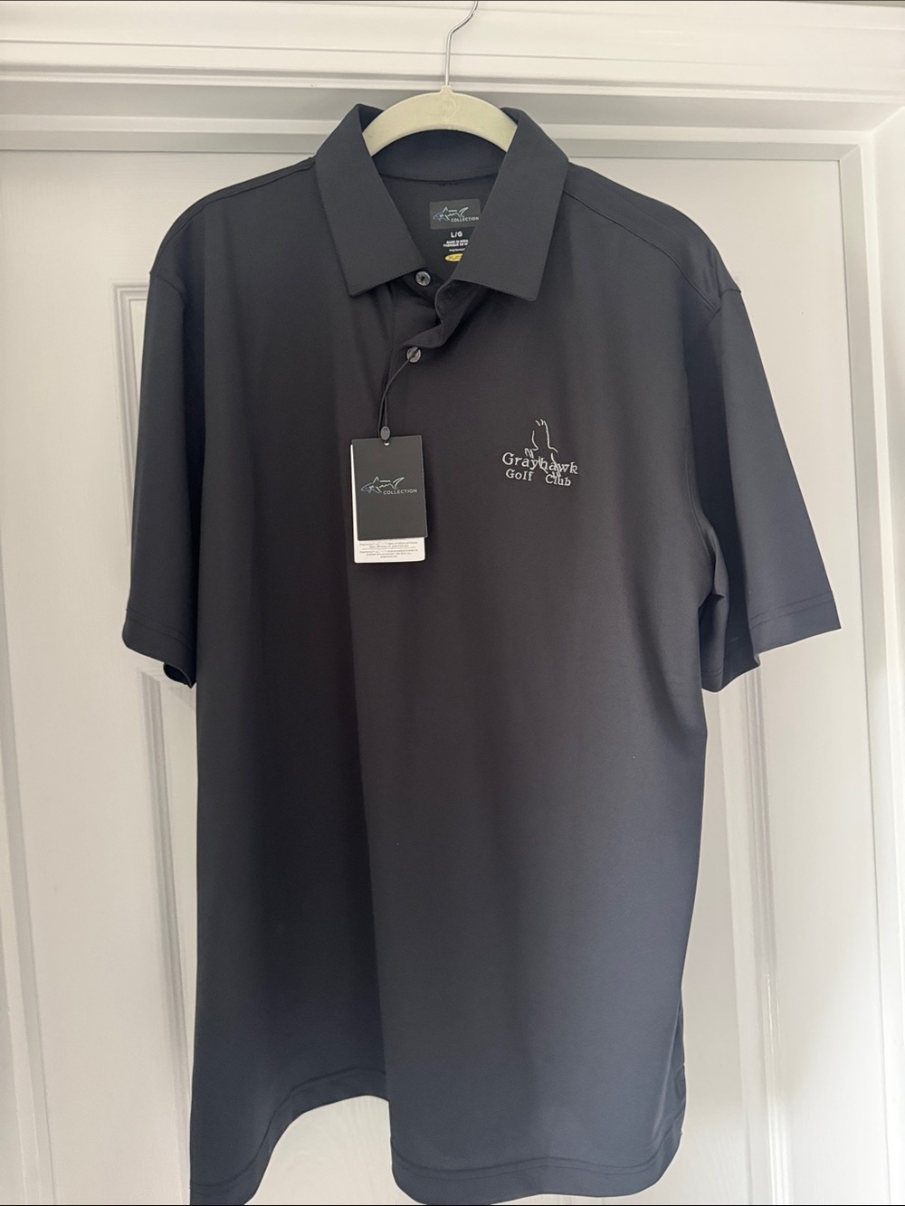 Men's NWT Black Performance Golf Polo